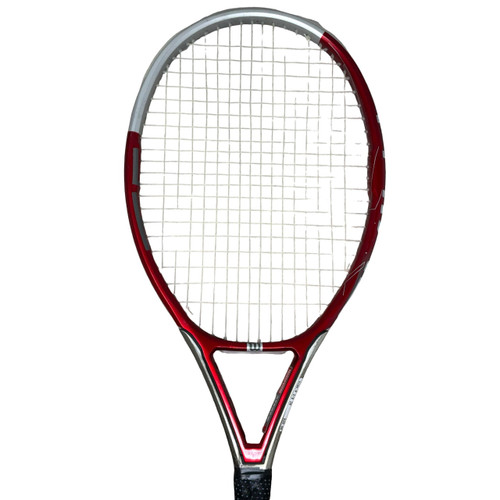 Vist Large View of Product Image Which is Used Wilson TRIAD 5 Adult Tennis Racquet Red 4 3/8"