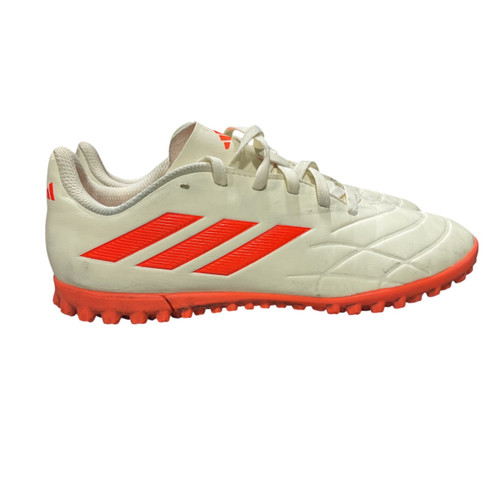 Vist Large View of Product Image Which is Used Adidas Soccer Turf Shoes White Junior 05.5