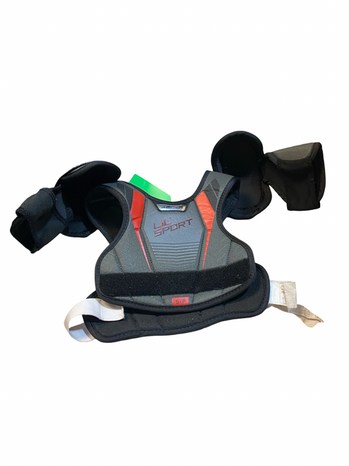 Vist Large View of Product Image Which is Used Bauer LIL SPORT Youth Shoulder Pads SM