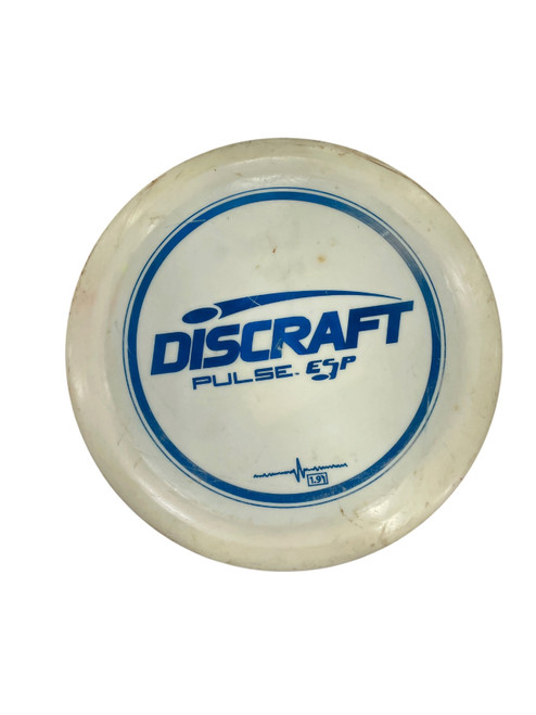 Vist Large View of Product Image Which is Used Discraft PULSE ESP Disc Golf Driver White