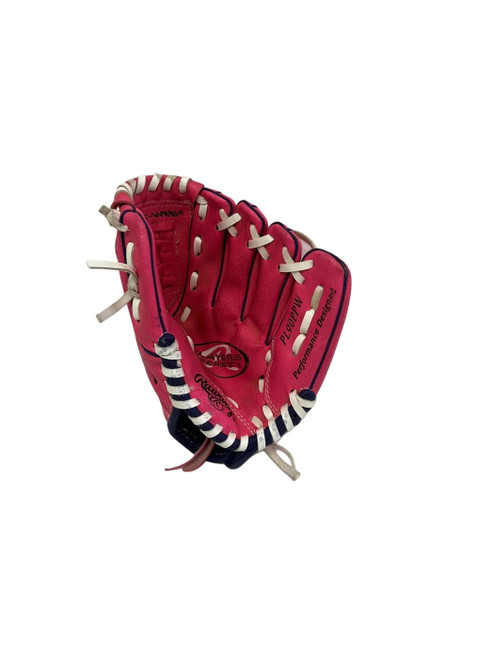 Vist Large View of Product Image Which is Used Rawlings Players 9" RH Throw T-ball Glove Pink 