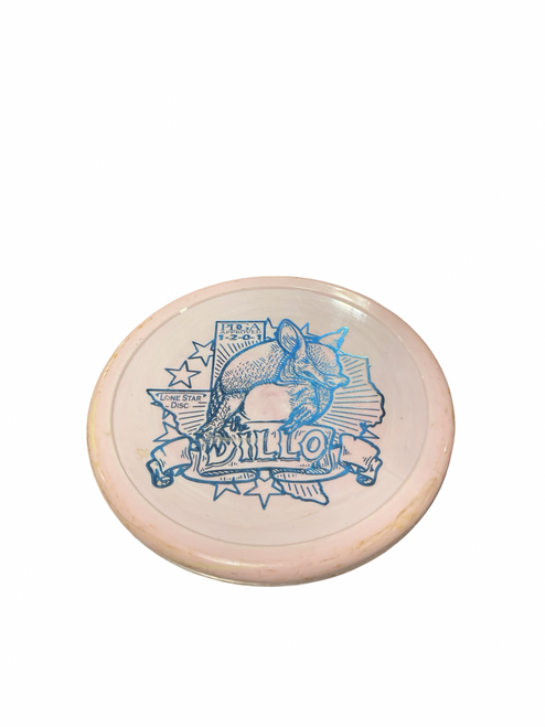 Vist Large View of Product Image Which is Used Lone Star Disc DILLO Disc Golf Putter Pink