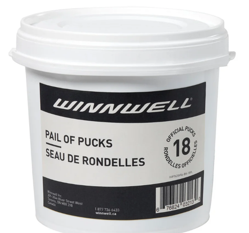Vist Large View of Product Image Which is New PAIL OF 18 PUCKS