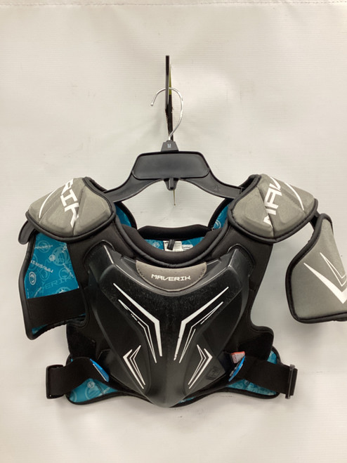 Vist Large View of Product Image Which is Used Maverik CHARGER EKG SHOULDERS Lacrosse Shoulder Pads None MD