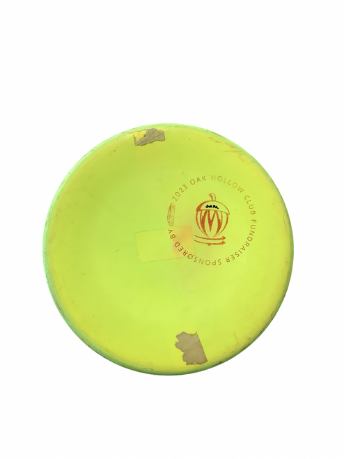 Vist Large View of Product Image Which is Used Discraft ZONE Disc Golf Putter Yellow
