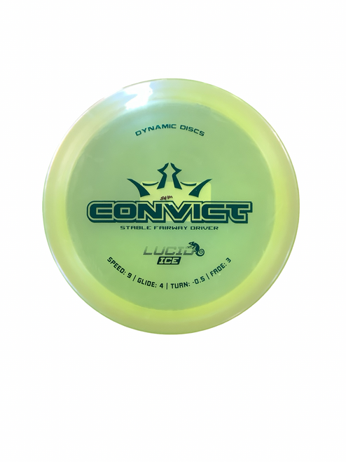 Vist Large View of Product Image Which is Used Dynamic Discs CONVICT Disc Golf Driver Yellow
