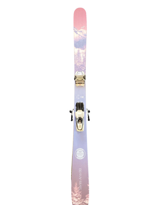 Vist Large View of Product Image Which is Used Nordica SANTA ANA 88 Womens DH Ski/Binding Pink 158 cm