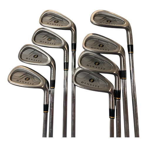 Vist Large View of Product Image Which is Used Powerbilt DYNASTY Mens Iron Set RH 3I-PW