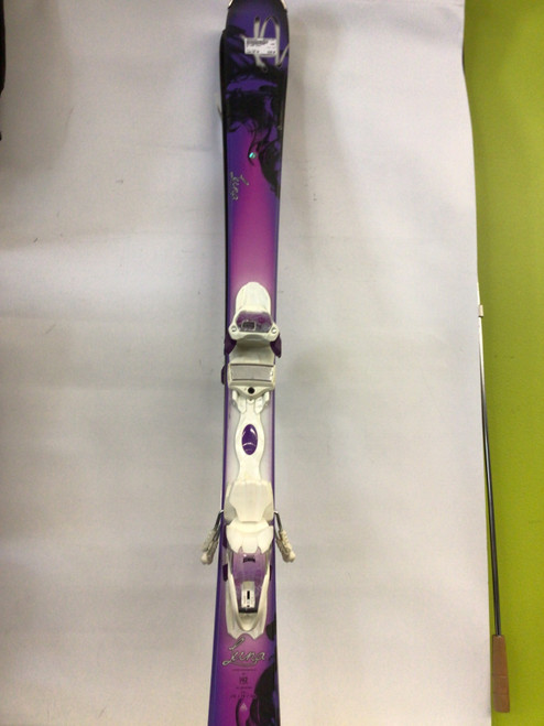 Vist Large View of Product Image Which is Used K2 LUNA Womens DH Ski/Binding Purple 142 cm