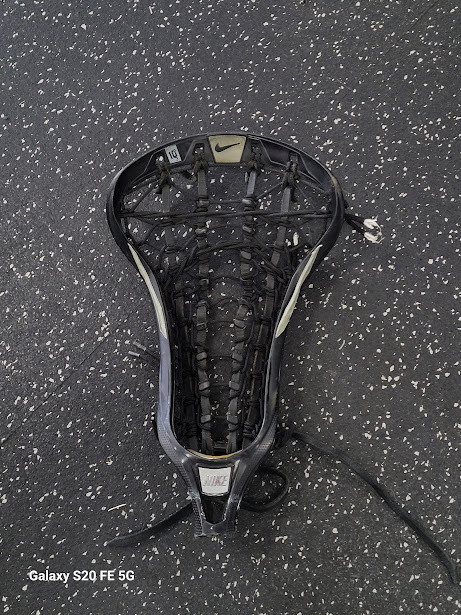 Vist Large View of Product Image Which is Used Nike LUNAR Mens Lacrosse Head Black