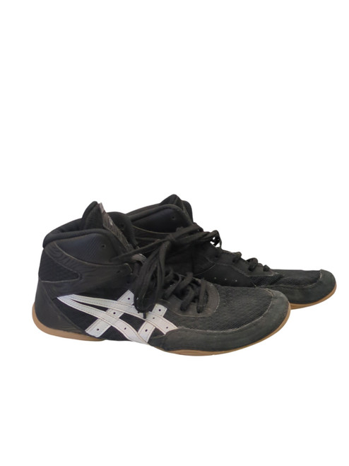 Vist Large View of Product Image Which is Used Asics Wrestling Shoes Black Senior 8