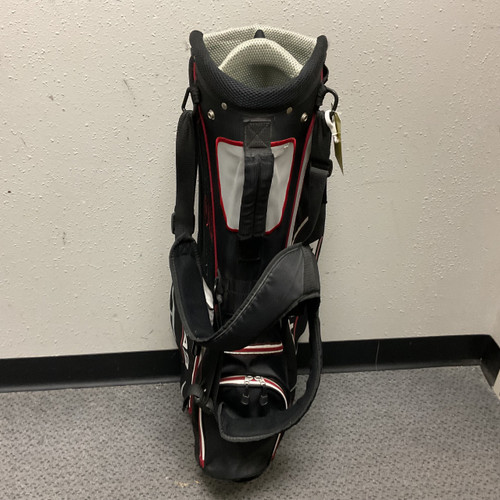Vist Large View of Product Image Which is Used Strata Mens Stand Bag Black And Red