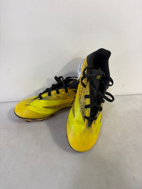 Vist Large View of Product Image Which is Used Adidas Soccer Cleats Yellow Junior 02