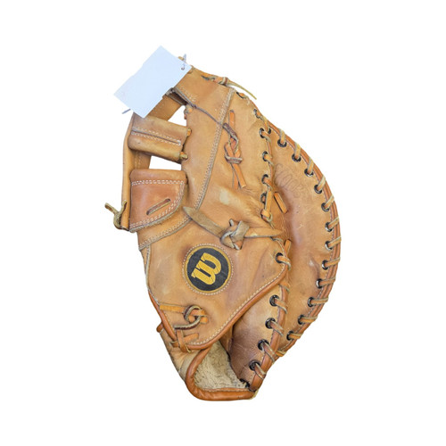 Vist Large View of Product Image Which is Used Wilson BIG SCOOP 1B GLOVE 12INCH BB/SB First Base RH Throw Brown 12"