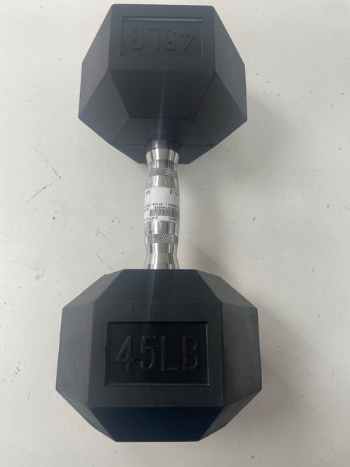 Vist Large View of Product Image Which is Used Hex Dumbbell (Each) 45 lb