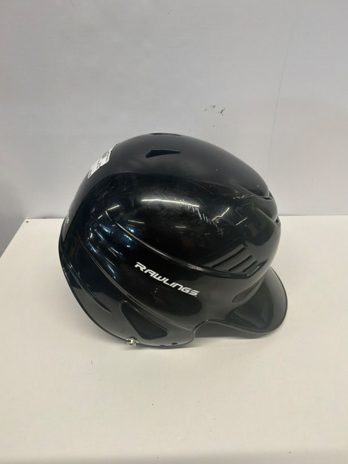 Vist Large View of Product Image Which is Used Rawlings Batting Helmet No Mask Black One Size