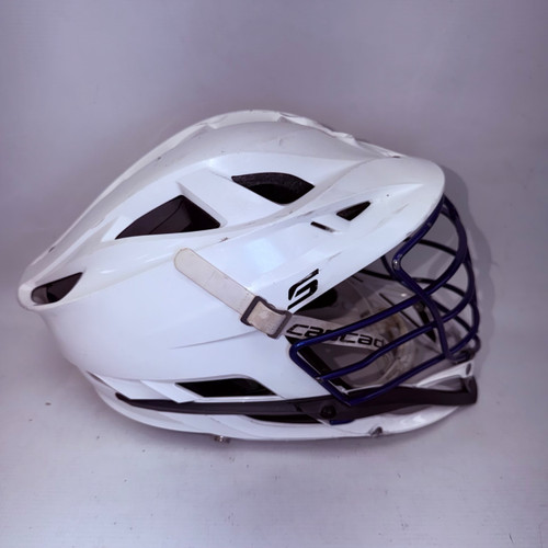 Vist Large View of Product Image Which is Used Cascade S Lacrosse Helmet White One Size