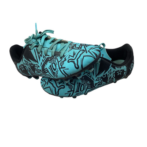 Vist Large View of Product Image Which is Used Puma Soccer Cleats Royal Blue Youth 13.0