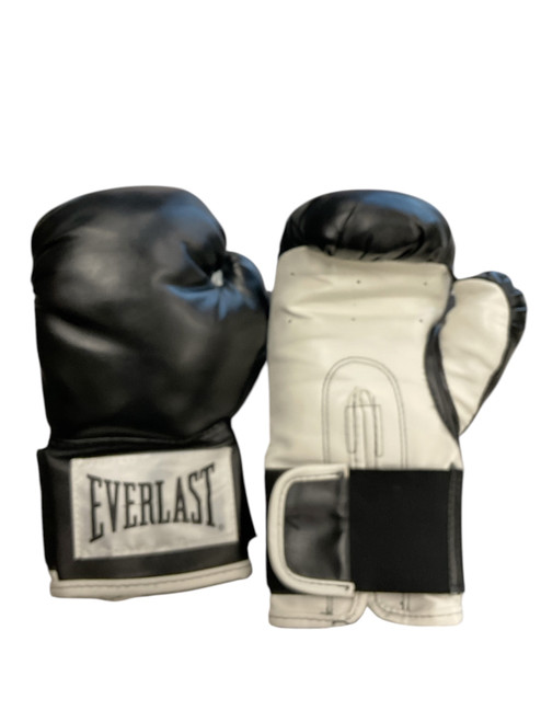 Vist Large View of Product Image Which is Used Everlast Boxing Gloves Black Senior