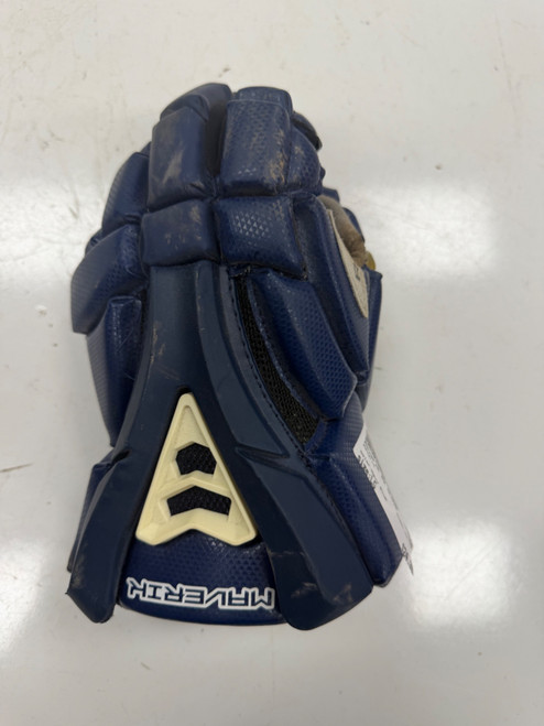 Vist Large View of Product Image Which is Used Maverik RX GLOVE Lacrosse Gloves Mens Navy Blue LG
