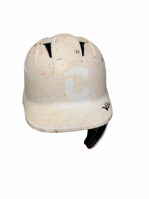 Vist Large View of Product Image Which is Used Victus VBHNOXJG-W-SR 7 1/8 - 7 1/2 Batting Helmet w/ Jaw Guard White