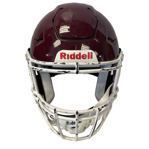 Vist Large View of Product Image Which is Used Riddell 2025 SPEEDFLEX ADULT FB Helmet Maroon MD
