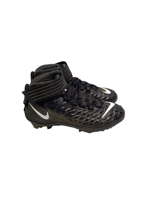 Vist Large View of Product Image Which is Used Nike FORCE FB HIGHTOP Adult FB Cleats Black Senior 8