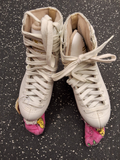 Vist Large View of Product Image Which is Used Jackson 1491 Girls Figure Skate White Youth 12.5