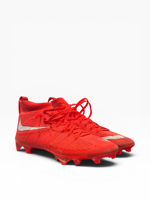 Vist Large View of Product Image Which is Used Nike VAPOR EDGE 360 UNTOUCHABLE Adult FB Cleats Neon Orange Senior 12