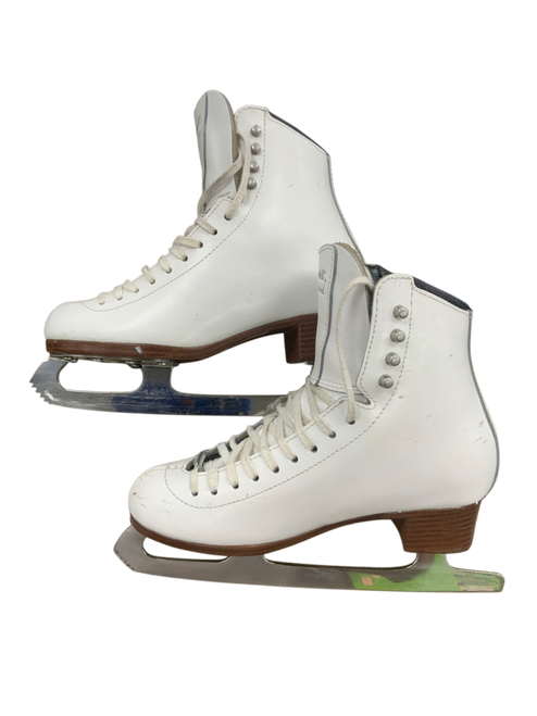 Vist Large View of Product Image Which is Used Riedell DIAMOND 133 WomensFigure Skate White Senior 4.5