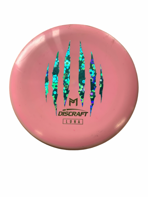 Vist Large View of Product Image Which is Used Discraft LUNA Disc Golf Putter Pink