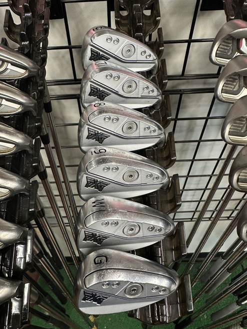 Vist Large View of Product Image Which is Used PXG 0311XP GEN6 CHROME Mens Iron Set RH 6I-GW/AW