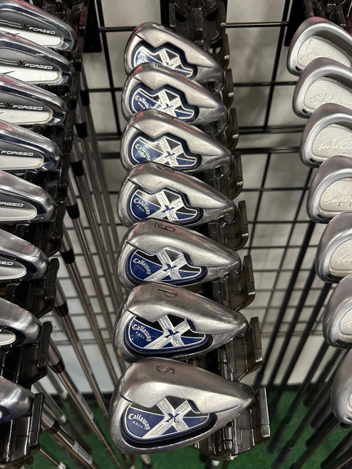 Vist Large View of Product Image Which is Used Callaway X-18 R Mens Iron Set LH 5I-SW