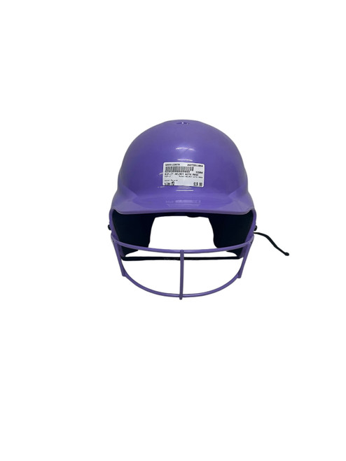 Vist Large View of Product Image Which is Used RIP-IT HELMET WITH MASK Batting Helmet w/Mask Purple MD