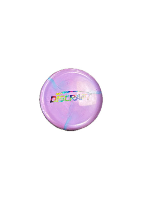 Vist Large View of Product Image Which is Used Discraft LUNA Disc Golf Putter Purple