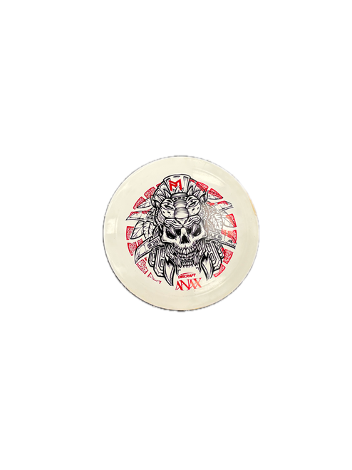 Vist Large View of Product Image Which is Used Discraft ANAX Disc Golf Driver White