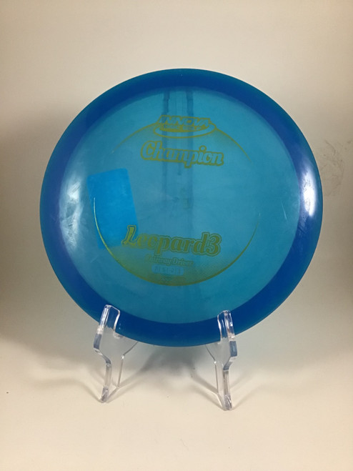 Vist Large View of Product Image Which is Used Innova CHAMPION LEOPARD3 Disc Golf Driver Royal Blue 175g