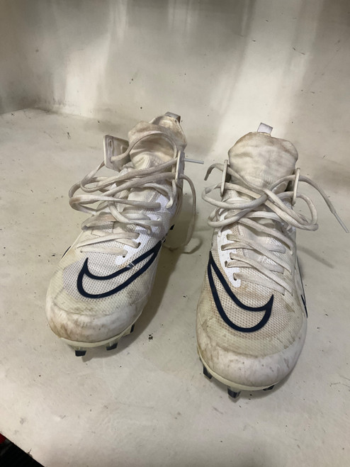 Vist Large View of Product Image Which is Used Nike HUARACHE LACROSSE Adult FB Cleats White Senior 7.5