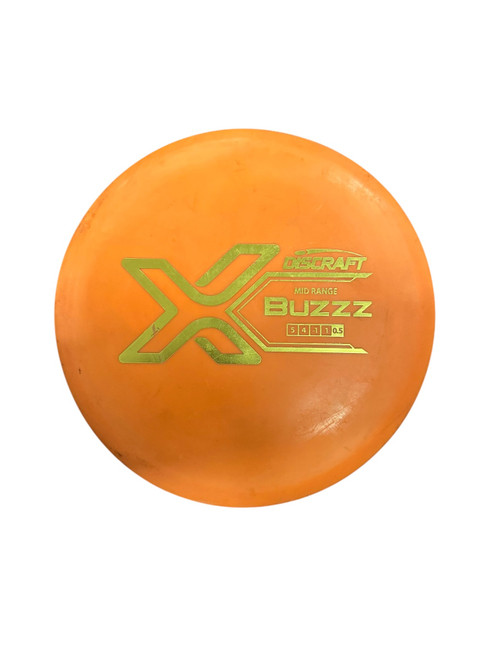 Vist Large View of Product Image Which is Used Discraft BUZZZ X Disc Golf Mid Range Orange