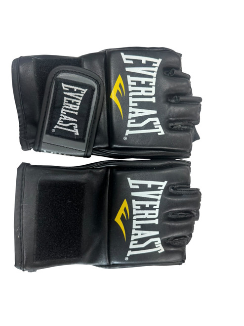 Vist Large View of Product Image Which is Used Everlast Martial Arts Gloves Black SM