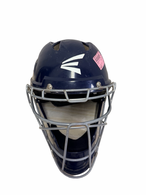 Vist Large View of Product Image Which is Used Easton M7 Large 7 - 7 7/8 Baseball Catchers Helmet w/Mask Navy Blue mfg 2015