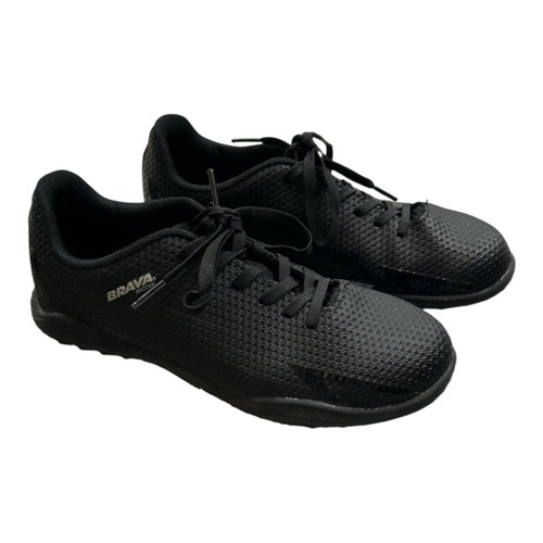 Vist Large View of Product Image Which is Used Brava Soccer Turf Shoes Black Senior 6