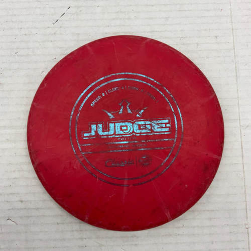 Vist Large View of Product Image Which is Used Dynamic Discs CLASSIC SOFT BURST JUDGE Disc Golf Putter Red