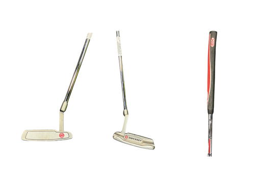 Vist Large View of Product Image Which is Used Odyssey WHITE HOT 1 XG Mens Putter RH