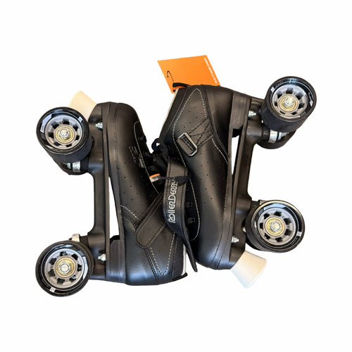 Vist Large View of Product Image Which is Used RollerDerby STR SEVEN Senior Roller Quad Skates Black Senior 6