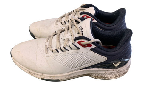 Vist Large View of Product Image Which is Used Callaway Mens Golf Shoes White Senior 8