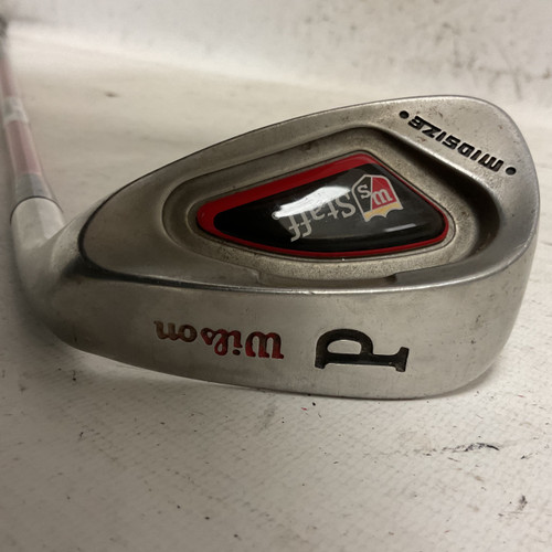 Vist Large View of Product Image Which is Used Wilson STAFF MIDSIZE Golf Wedge Mens RH Pitching Wedge