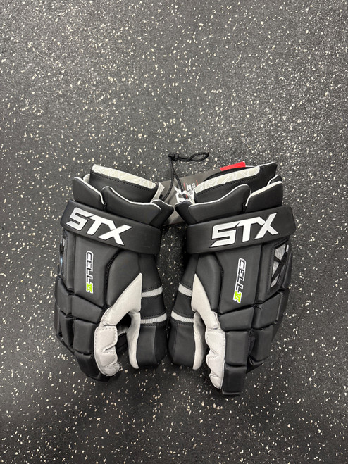 Vist Large View of Product Image Which is Used STX CELL VI GOALIE GLOVES NWT LAX Goalie Gloves M Black XL