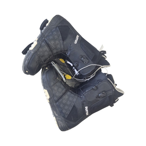 Vist Large View of Product Image Which is Used Burton MOTO BOOTS MEN 9 Mens Snowboard Boots Black Senior 9