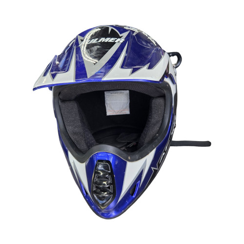 Vist Large View of Product Image Which is Used FULMER AF-XR MOTO HELMET S/M Junior Helmet Royal Blue S/M